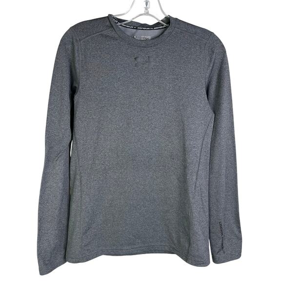 Under Armour Other - Under Armour Coldgear Shirt‎ Boys YXL Gray Base Layer Pullover Compression